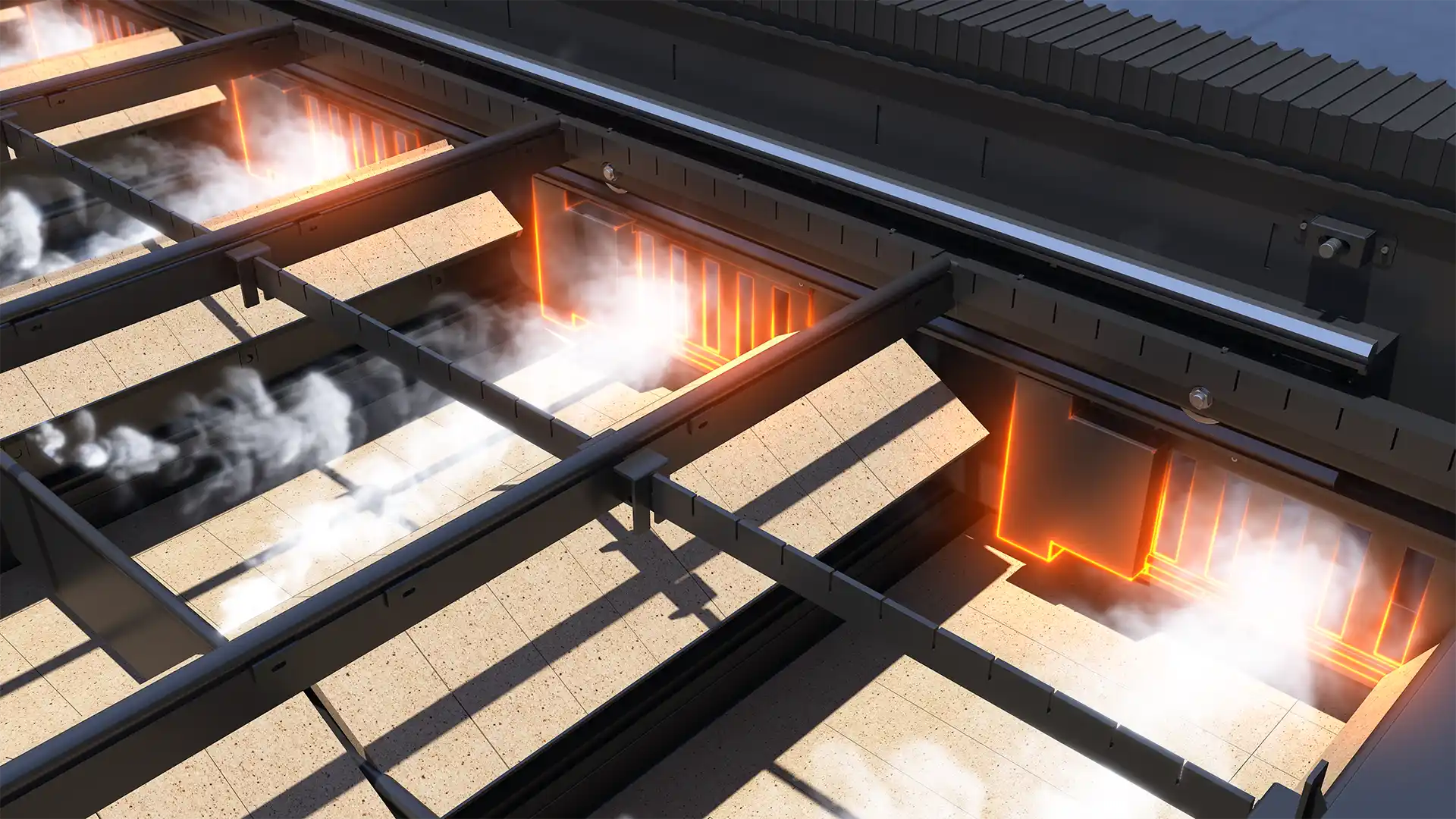 Partition dust removal